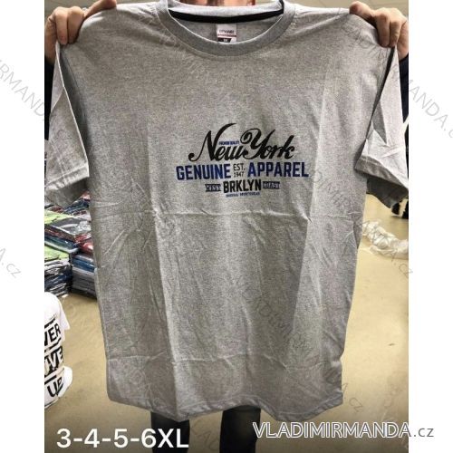 Tričko krátky rukáv pánske nadrozmerné (3XL-6XL) DYNAMIC OBS19082