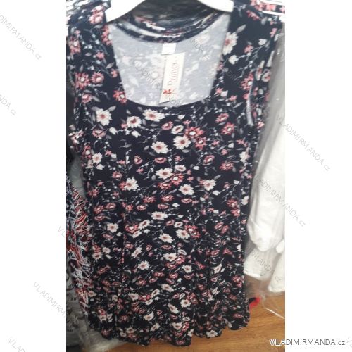 Šaty letné dámske nadrozmerné (m-3XL) Poľsko MODA PM219011