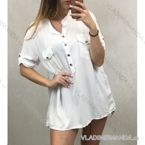 Košele 3/4 dlhý rukáv dámska (uni m / l) TALIANSKÁ MÓDA IM719704