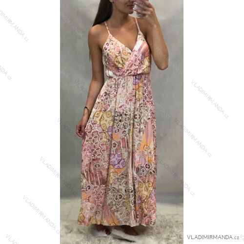 Šaty dlhé letné dámske (uni sm) TALIANSKÁ MÓDA IM919550

