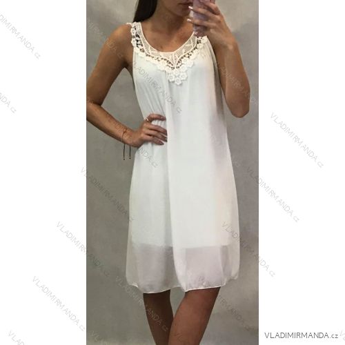 Šaty krátke na ramienka dámske (uni s / m) TALIANSKÁ MÓDA IM919621
