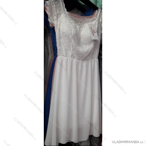 Šaty elegantné krátke dámske (uni s / l) TALIANSKÁ MÓDA IM919632