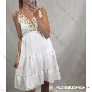 Šaty na ramienka krátke letné dámske (uni s / m) TALIANSKÁ MÓDA IM919297
