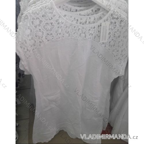 Šaty dlhé krátky rukáv letné dámske čipkované (uni sl) TALIANSKÁ MÓDA IM719706
