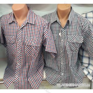 Košeľa bavlnená krátky rukáv pánska (m-3XL) CANARY BOYS COLLECTION CANARY-16
