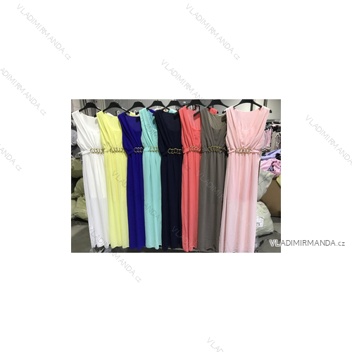 Šaty dlhé letné dámske (uni sl) Talianska MODA IM151906M07
