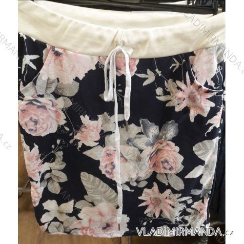 Tepláky dámske pruhované nadrozmerné (uni xl-xxl) TALIANSKÁ MÓDA IM1219071