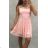 Šaty na ramienka elegantné plesové dámske čipka (uni sl) TALIANSKÁ MÓDA IM918237
