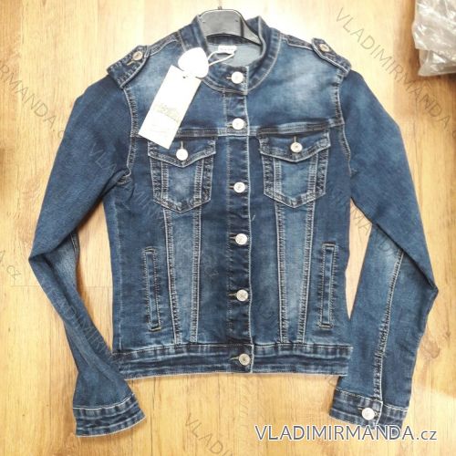 Bunda riflová jeans dámska (S-2xl) Gourde MA119POP5303-K