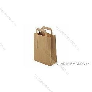 Papierové taška hnedá kraft 26 + 12x35 50ks / balenie