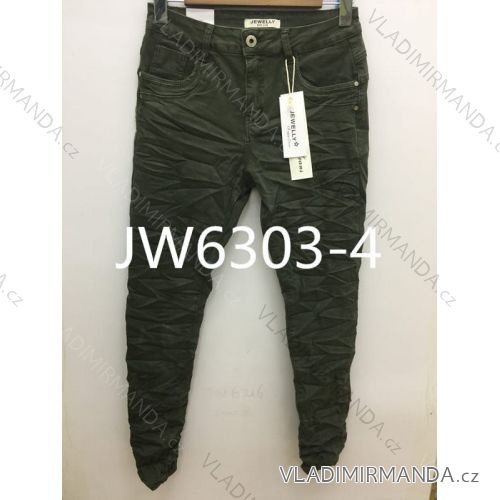 Nohavice plátené dámské (xs-xl) Jewell LEXXURY LEX19JW6303-4