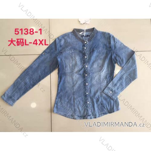 Košeľa riflová dámska (l-4XL) Gourde LEX195138-1
