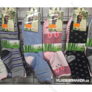 Ponožky bambusové detské dorast dievčenské (31-38) AMZF B-8055