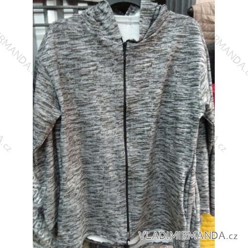 Mikina dlhý rukáv dámsky nadrozmerné (l-3XL) Poľsko moda PM119147