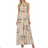 Šaty letné dlhé bez rukávov dámske kvetované (s-xl) AFASHION AF19190
