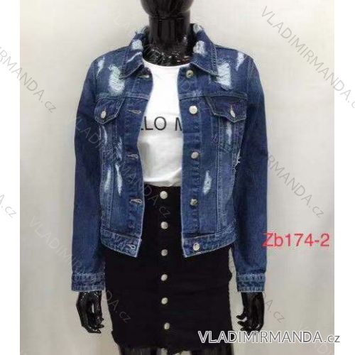 Bunda riflová jeans dámska (XS-XL) Gourde MA119ZB174-2
