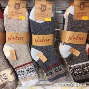Ponožky teplé vlnené alpaca dámske (35-42) AMZF PB-401