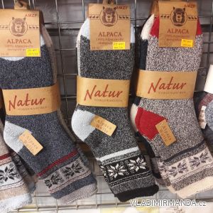 Ponožky teplé vlnené alpaca dámske (35-42) AMZF PB-400
