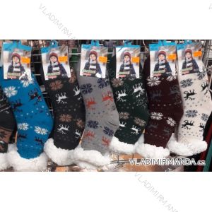 Ponožky teplé bavlnené detské dorast chlapčenské (30-38) AMZF PCA-101
