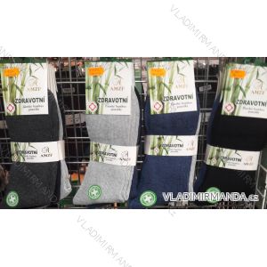 Ponožky zdravotný lem bambusové pánske (40-47/mix) AMZF A-9205