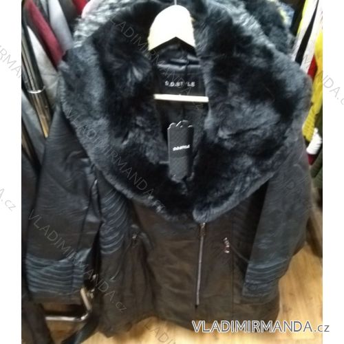 Kabát koženka zimná s kožušinkou dámska (s-Xl) Atur IM919F805