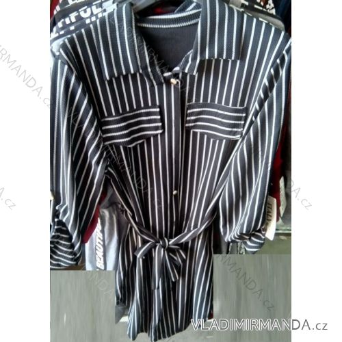 Šaty dlhý rukáv košeľové dámske (uni s / l) TALIANSKÁ MÓDA IM919872