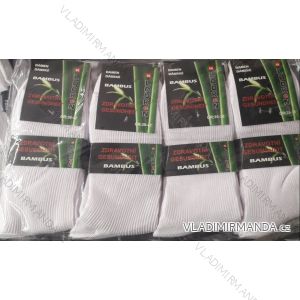 Ponožky zdravotné bambusové pánske (39-46 / biele) LOOKEN ZTY-B1591