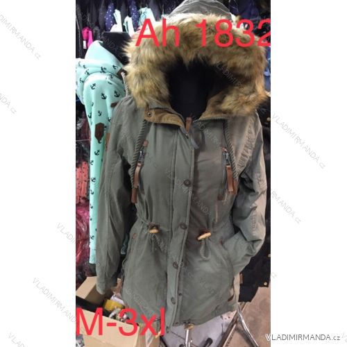 Kabát parka zimná s kožušinkou dámsky (M-3XL) Vint VIN191832-2