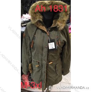 Kabát parka zimná s kožušinkou dámsky (M-3XL) Vint VIN191831
