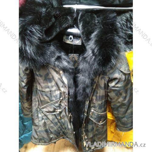 Kabát parka zimná s kožušinkou dámsky (S-3XL) MISS SISSY MA119Y2201