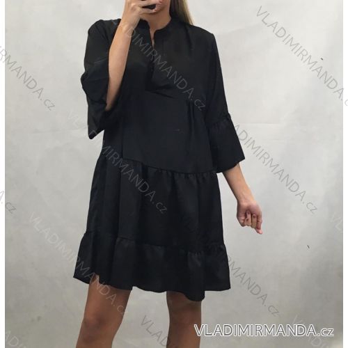Šaty dlhý rukáv dámske (uni s / m) TALIANSKÁ MÓDA IM9191106