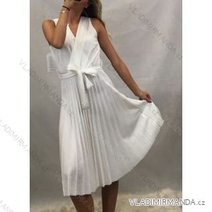 Šaty bez rukávov krátke elegantné dámske (uni s / l) TALIANSKÁ MÓDA IM9198850