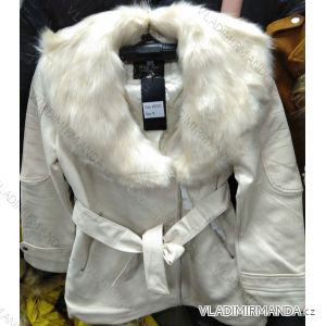 Kožený kabátik zimná s kožušinkou dámsky (S-2XL) MISS SISSY MA119MD2207