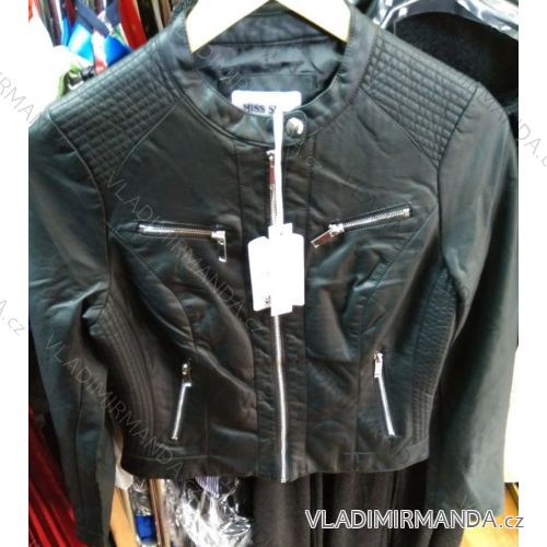 Bunda koženková Krivák dámska (s-xl) TALIANSKÁ MÓDA IM9191952