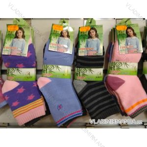 Ponožky teplé bambusové detské dievčenské (23-30) AMZF FCB8115
