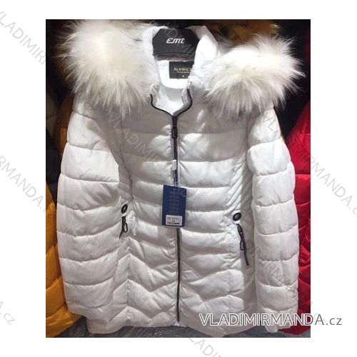 Bunda / kabát zimné s kožušinkou predĺžená dámska (S-2XL) EMT EMT19011