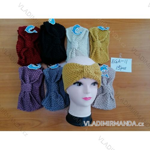 Čelenka pletená zimná dámska (ONE SIZE) DELFIN EGA-11