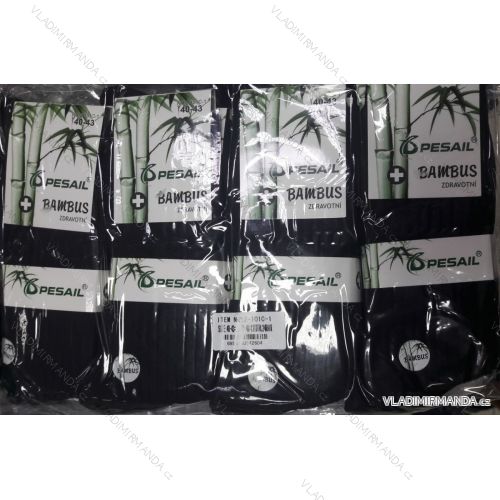 Ponožky bambus slabé zdravotné unisex (40-44, 43-47) PESAIL Z-101C-1