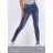 Rifle jeans push up dlhé dámske (xs-xl) NEWPLAY MA519L1828-2