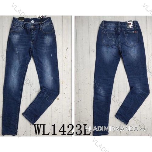 Rifle jeans klasik dlhé dámske (xs-xl) NEWPLAY MA519WL1423L