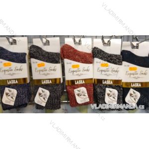 Ponožky pletené teplé zimné dámske (35-42) AMZF PB12-1
