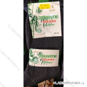 Ponožky zdravotné teplé thermo bambusové pánske (40-47) AMZF PA-7011
