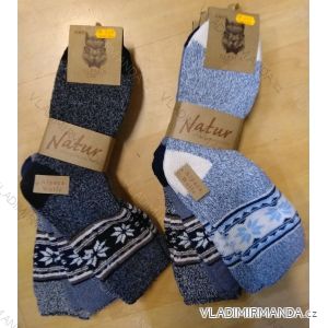 Ponožky teplé vlnené alpaca pánske (40-47) AMZF PA-350

