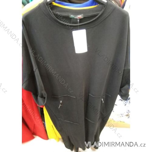 Šaty dlhý rukáv s Golier dámske (uni M / L) TALIANSKÁ MÓDA IM519559