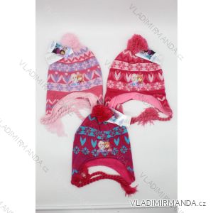 Čiapky zimné s brmbolcom frozen detská dievčenské (52-54) SETINO FR-A-HAT-322