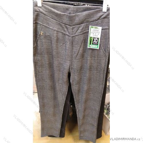 Nohavice elastické zateplené bambusové dámske nadrozmerné (L-5XL) Vaavu LM9547

