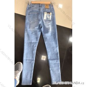 Rifle jeans push up dlhé dámske (25-31) M.SARA MA519S2091-2
