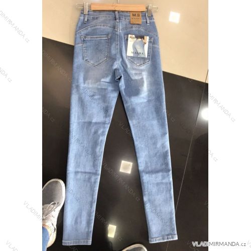 Rifle jeans push up dlhé dámske (25-31) M.SARA MA519S2091-2