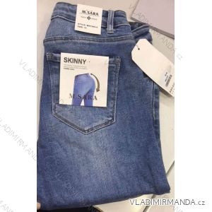 Rifle jeans push up dlhé dámske (25-31) M.SARA MA519S2091-3
