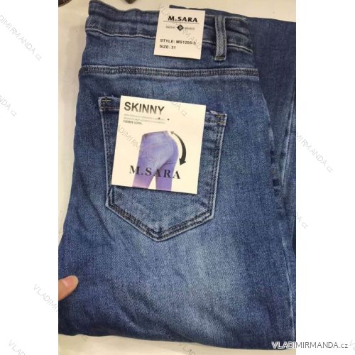 Rifle jeans push up dlhé dámske (25-31) M.SARA MA519S2091-4